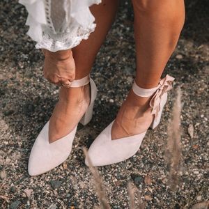 ForeverSoles Suede Wedding Shoes